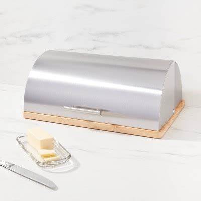 stainless steel bread box target